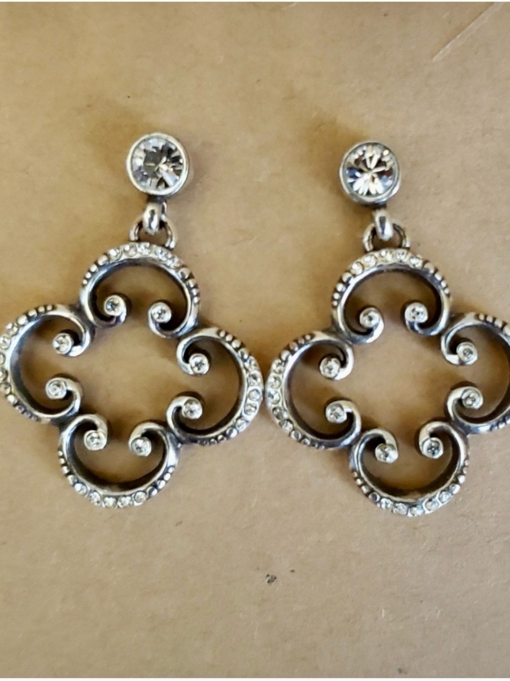 Brighton Crystal Toledo Drop Earrings